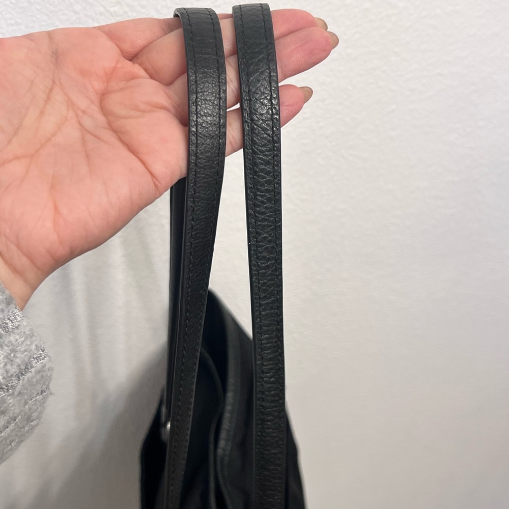 Coach 2017 Black Nylon/Leather Tote B1777-F57903 - Picture 10 of 14